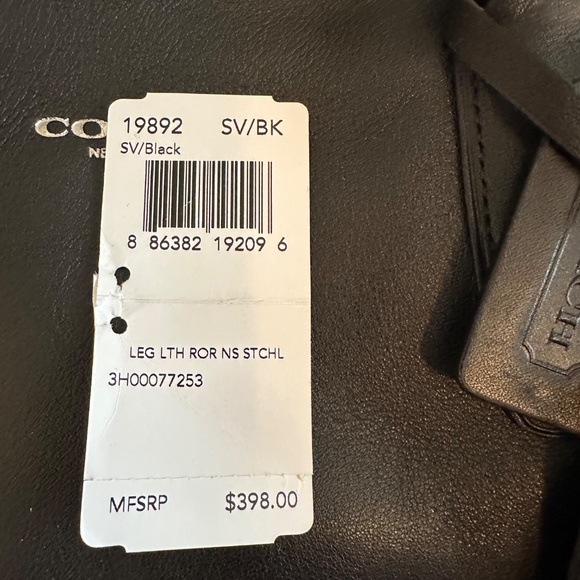 Coach Legacy Leather Rory NS Satchel 19892 Black MSRP $398 - Picture 9 of 9